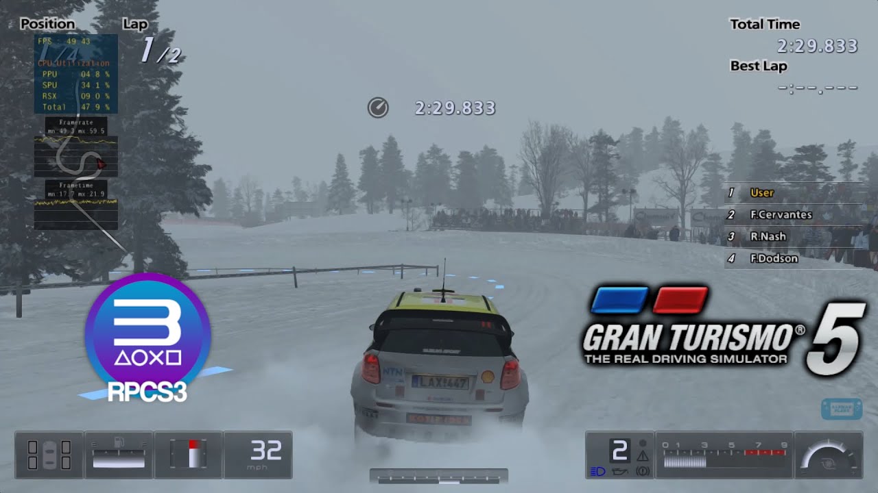 Gran Turismo 5 PC Gameplay (RPCS3) : r/rpcs3