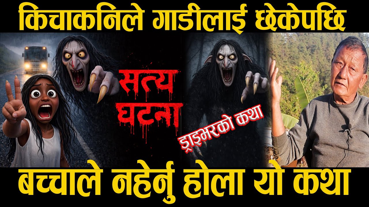 किचाकनिले गाडीलाई छेकेपछि गाडी खोलामा बाजे बिहोस | ड्राइभरको कथा | Media Pole Tv