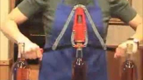 How to use the Double Lever Wine Bottle Corker