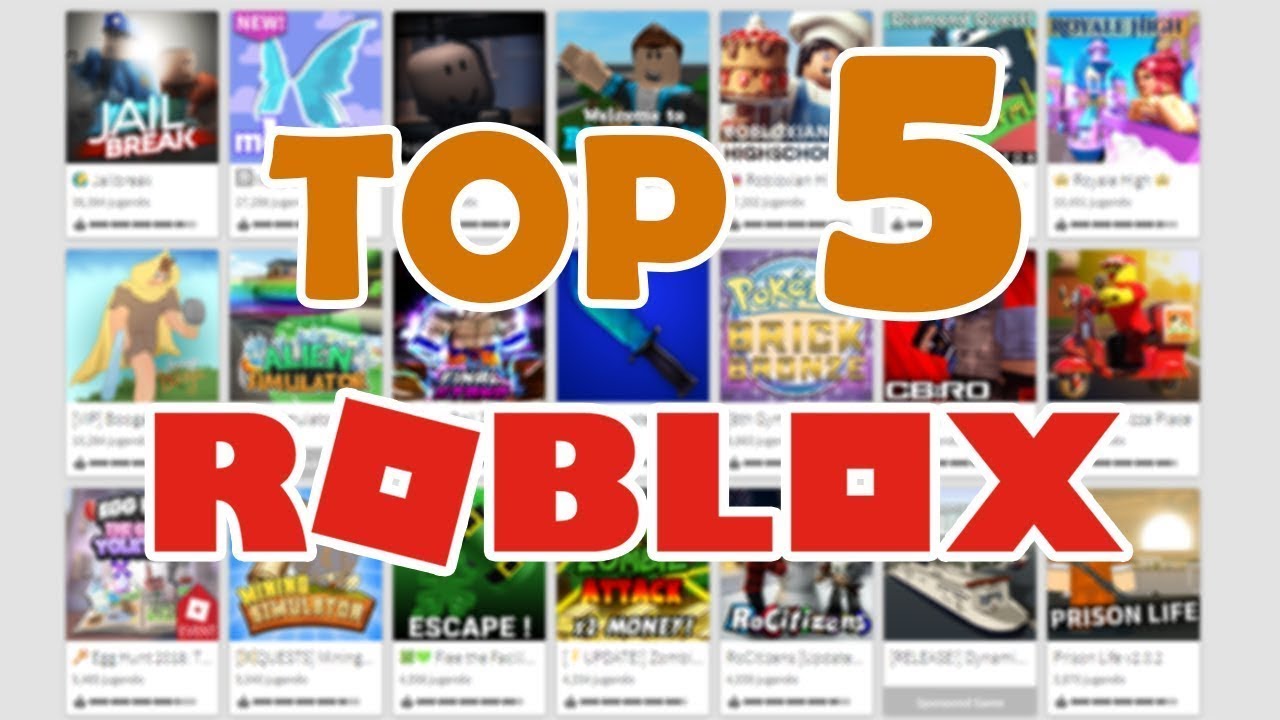 Top 5 Mejores Juegos De Roblox Youtube