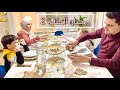 أول سفرة إفطار في رمضان طبخت الباشا وعساكره تجربة جهاز جديد سهرة رمضانية 