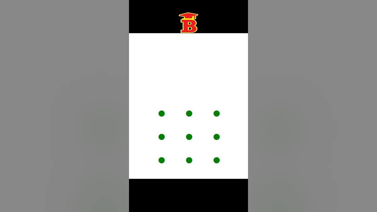9 dots 4 lines Puzzle