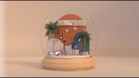 C4D Snow Globe