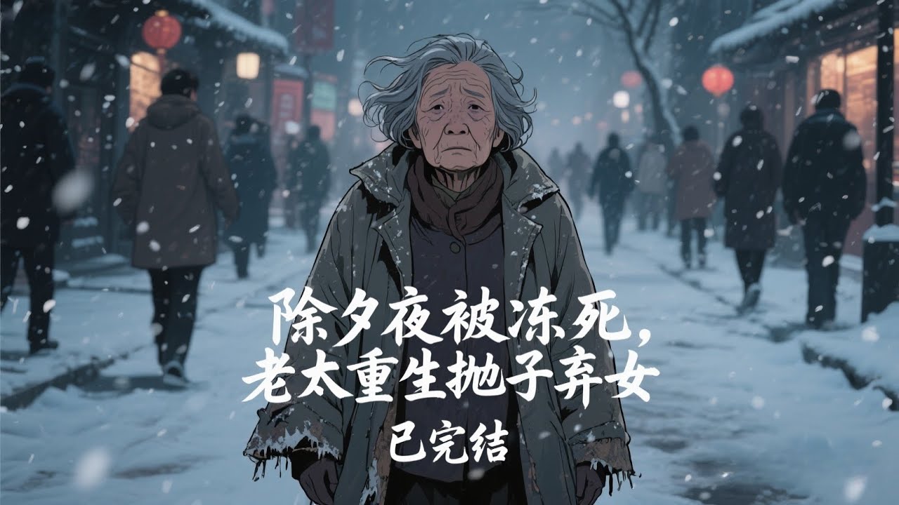 💥《除夕夜被冻死，老太重生抛子弃女》已完结  除夕夜，本该一家团圆，70岁的苏美珍却被儿女赶出家门，惨死在冰天雪地的街头。本以为死后是解脱，却意外重生回到七十年代。#小說 #爽文#古風