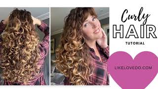 Curly girl method beginners tutorial