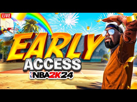 NBA 2K24 EARLY ACCESS & PARK REVEAL (Full-Stream) BEST BUILD & BEST JUMPSHOT w/ NEW REP REWARDS 2K24