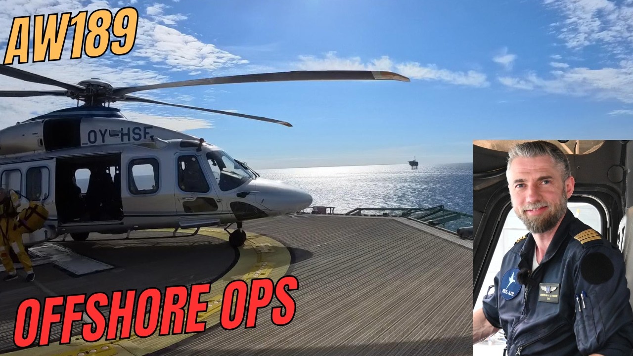 AW189 Cockpit Startup | Full Helicopter Takeoff Procedure