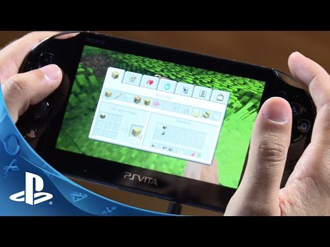 Minecraft Ps Vita Edition Hands On Youtube