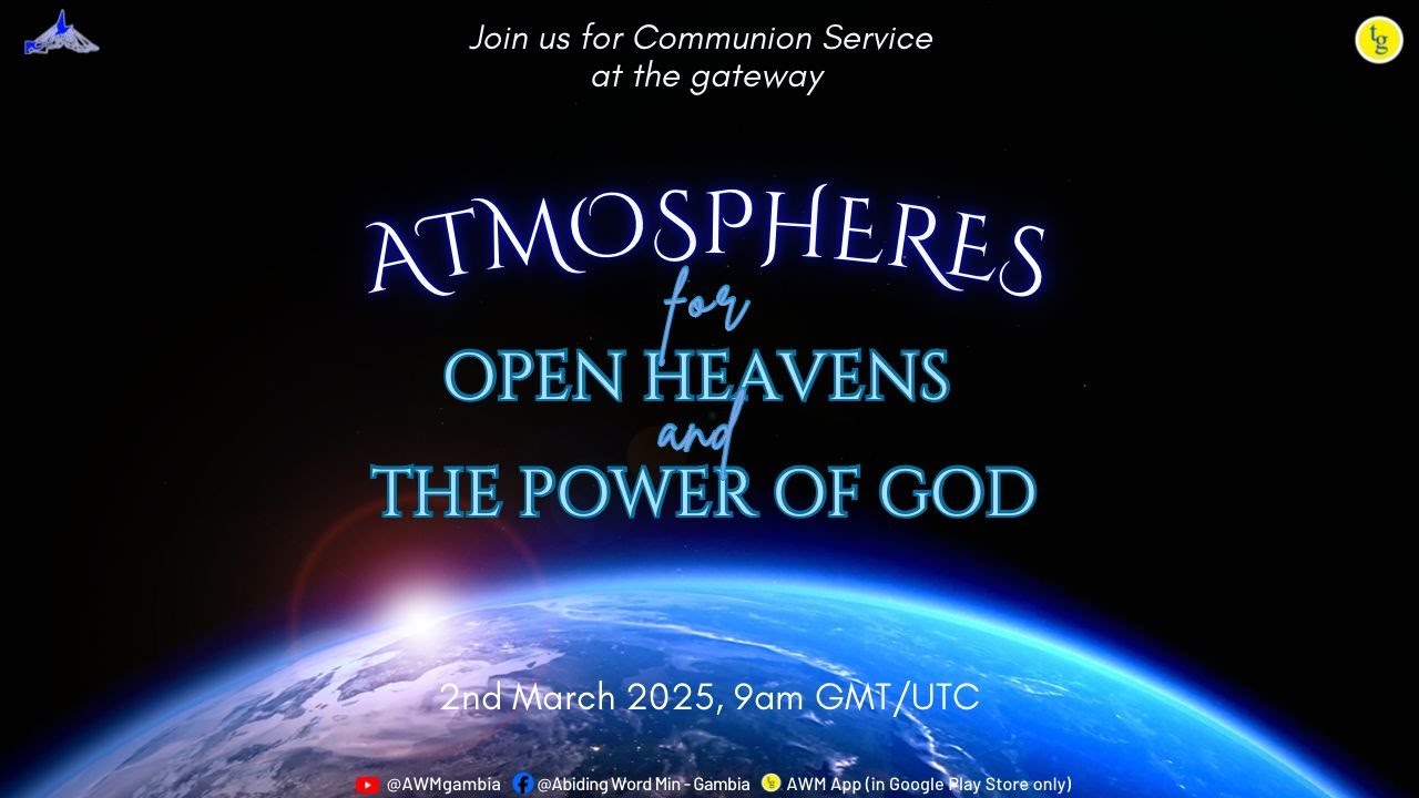 Atmosphere For Open Heavens And The Power Of God - 2nd March 2025 - YouTube