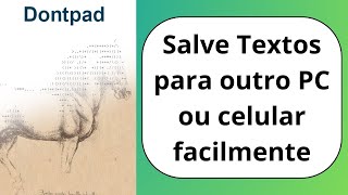 Produtividade com Dontpad - Compartilhando Documentos