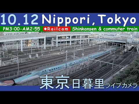 東京日暮里 鉄道ライブカメラ 2026-10-12 15:00- Nippori, Tokyo, Japan railcam