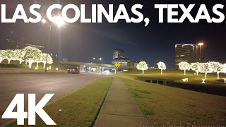 🎄[4K] Walking in Las Colinas, Irving, Texas all decorated #lascolinas #dfw