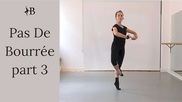 Pas De Bourrée Dessus & Dessous En Tournant | Ballet Tutorial