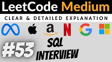 LeetCode Medium 1699 Facebook/Meta Amazon Interview SQL Question with Detailed Explanation