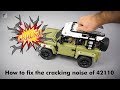 How To Fix The Cracking Noise Of The LEGO Technic 42110 Land Rover Defender