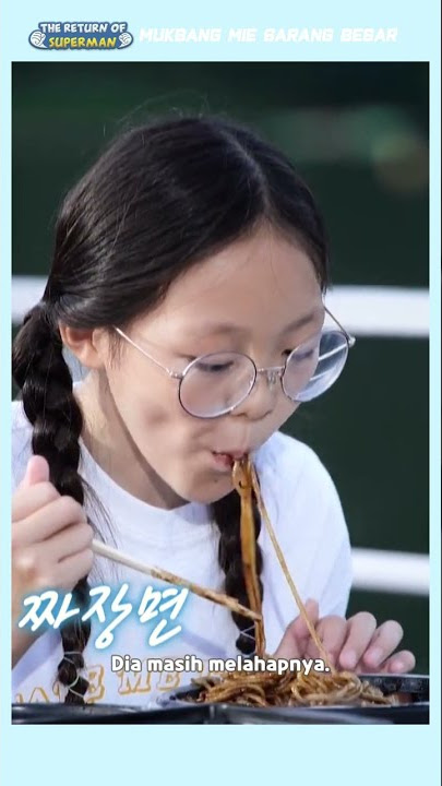 Mukbang Mie Sarang Remaja |The Return of Superman|Siaran KBS WORLD TV|#SHORTS