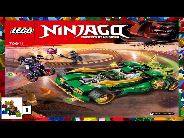 LEGO instructions - Ninjago - 70641 - Ninja Nightcrawler (Book 1) - YouTube