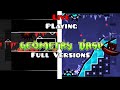 Playing geometry dash full versions  live part 3 omfg