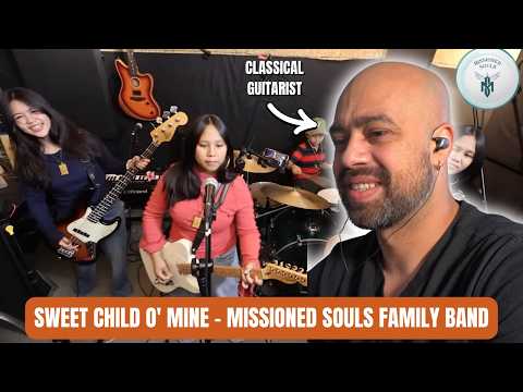 Missioned Souls - Sweet Child O’ Mine (Guns N’ Roses Cover) | Classical Guitarist Reacts