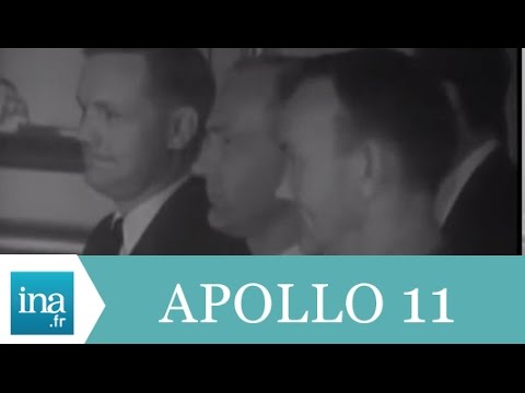 Les astronautes d'Appolo 11 reçus à Paris - Archive INA