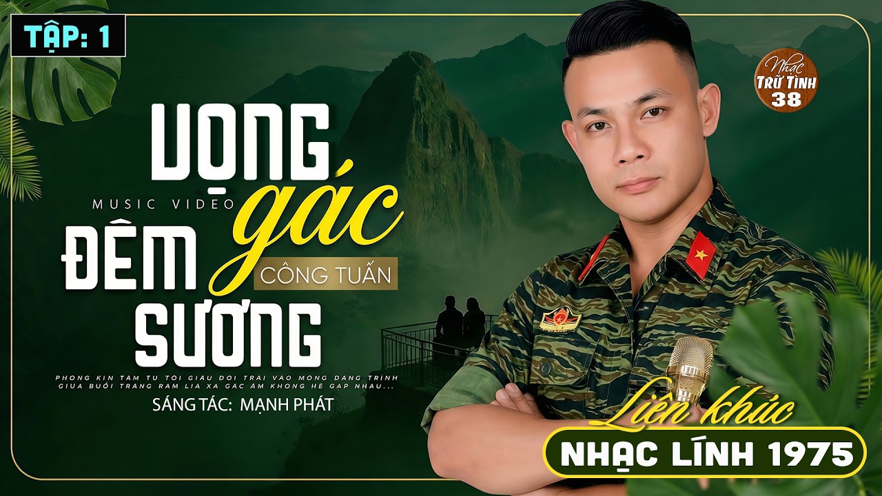 CÔNG TUẤN – Liên Khúc 20 Bài Nhạc Lính 1975 Bất Hủ | Giọng Ca Nổi Da Gà Khiến Cả Xóm Say Mê