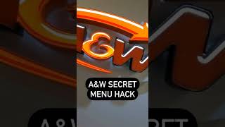 A&W Secret Menu Hack | #canada #beyondmeat #shorts