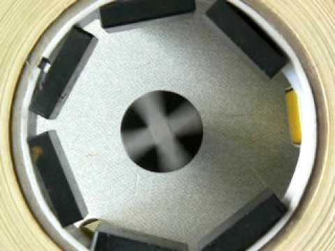 Magnetic motor spinning disc