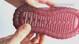 Talpa Kid Soft Crochetdecor Cu Gauri Pt Copii - Papuci Crosetati