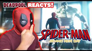 DEADPOOL REACTS TO SPIDER-MAN: BRAND NEW DAY TRAILER! 🤯 | THIS LOOKS INSANE!