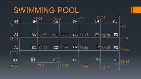 technische constructie van zwembad vanaf punthoogte een knec-papier