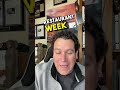 In most cases, restaurant weeks are a scam and restaurants are being exploited.