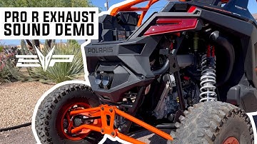 EVP Pro R Exhausts Sound Demo