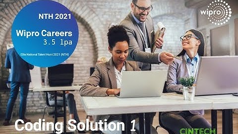 Wipro Elite NTH 2021🟤  Coding Question and Solution || off campus recruitment #Wipro #NTH #Coding