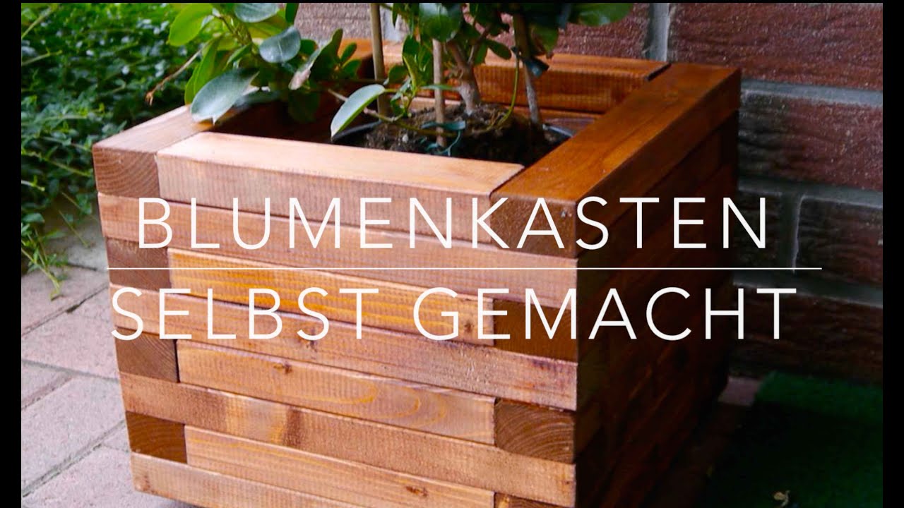 Diy blumenkasten aus holz kinderleicht bauen youtube