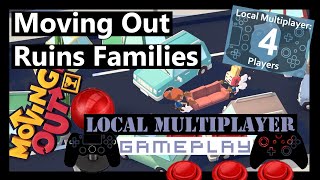 Moving Out (Xbox One) 4 Player Co Op Review - Gameplay