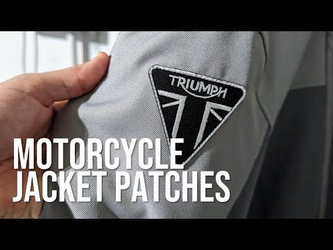 Split Patch Motorcycle Jacket Motorcycle Jacket Patch Upgrade - YouTube