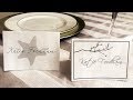 How to make name tent tags or food tent tags in 5 minutes