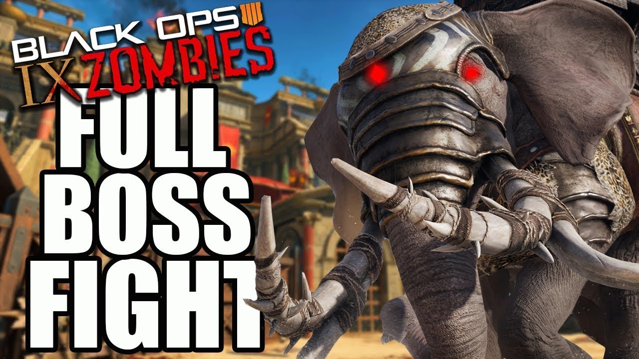 Winning Blops Zombies Easter Egg Boss Fight! - YouTube