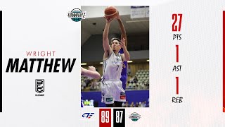 Highlights From Matthew Wright 27-Point Game vs Fighting Eagles Nagoya