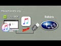 How to put itunes music on your subaru car sync songs from itunes to subaru car