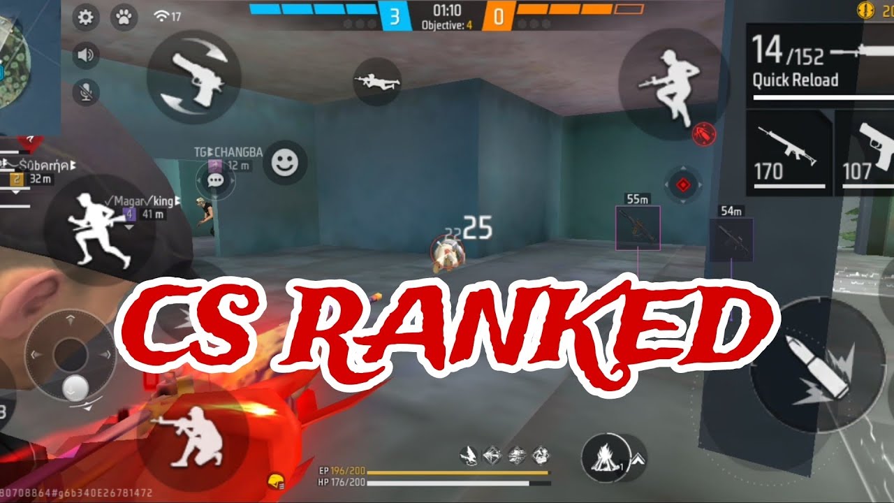 CS RANKED gameplay garena free fire play with game Op onetap headshot ...