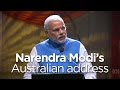 [Hindi] India's PM Narendra Modi speaks in Sydney