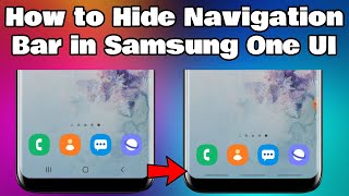 How To Hide Navigation Bar in Samsung One UI screenshot 4