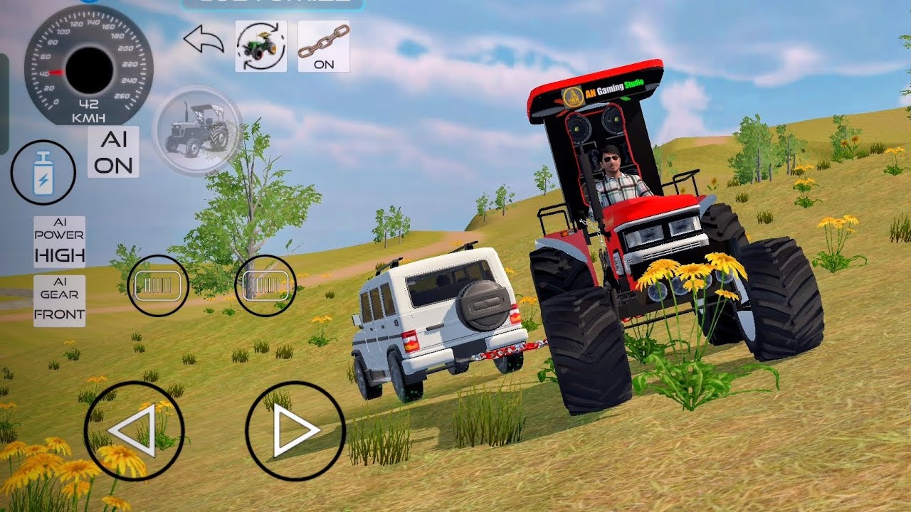 🔴#jazz #drawing #gaming #cantoon #simulatorgame #tractor #tochan #India game 