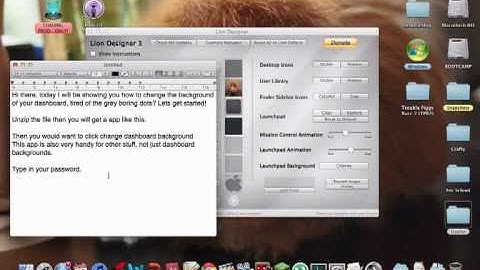 Easy Mac Tutorials: How to change your dashboard background