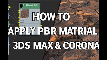 how to apply PBR material 3DSMAX CORONA