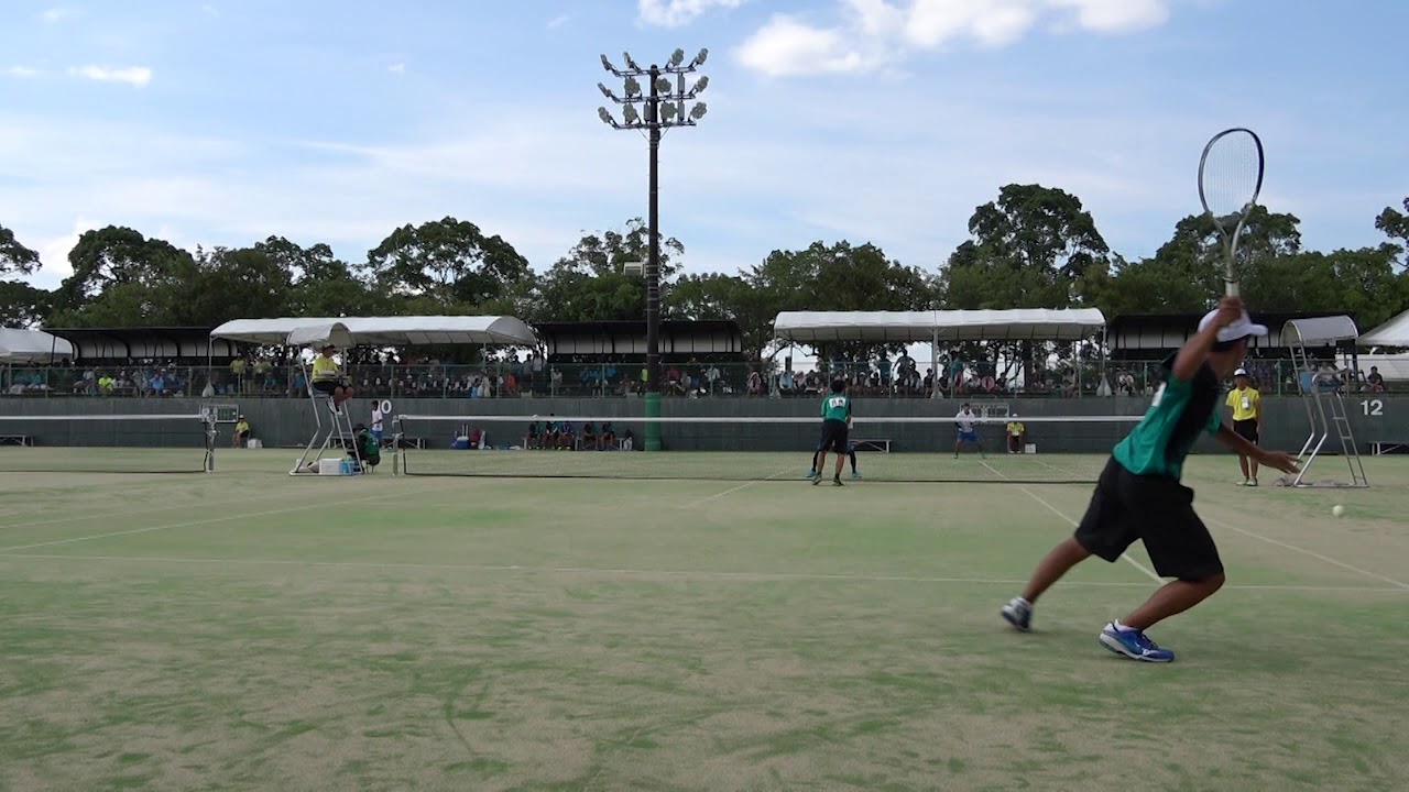 2019年IH ソフトテニス 男子 団体 準々決勝 羽黒（山形）vs 木更津総合（千葉）