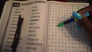 ASMR Licorice Candy Whispers | Cross Word Puzzle | Crayon screenshot 4