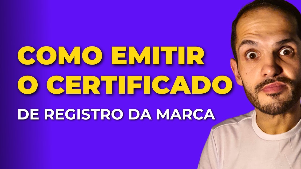 Como Emitir o Certificado de Registro da Marca?