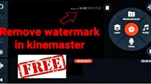 How to remove watermark in kinemaster for free LEGALLY | Best tutorial